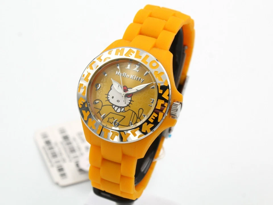 Reloj Hello Kitty Silicona Color Amarillo Diámetro 35.5mm Niña Promo Outlet Foto 3 de 4