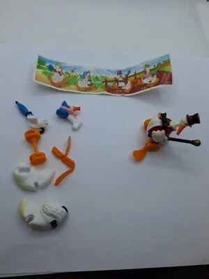 Ü-Eier Gänsemarsch EU 2000 - 2 Figuren + 1 Beipackzettel BPZ K01 n49 - K01 n51 - Bild 1 von 4