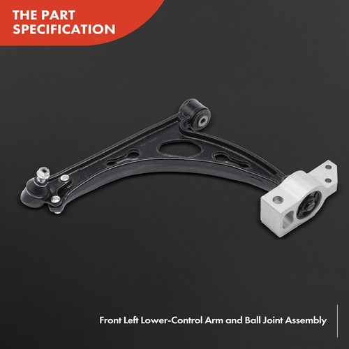2x Lower Control Arm Front for VW Caddy Eos Golf Jetta Scirocco Touran 2CA 1F7 - Picture 3 of 10