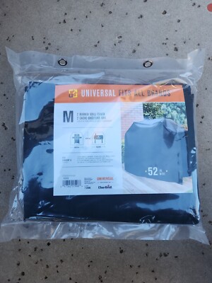 UNIVERSAL 52 in'' Grill Cover Barbecue Char Broil All-Season 2 Burner Medium