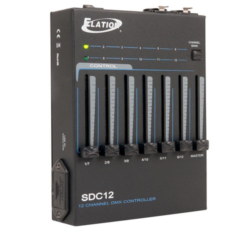 Elation SDC12 - 12 Channel Portable DMX Controller - Picture 1 of 3
