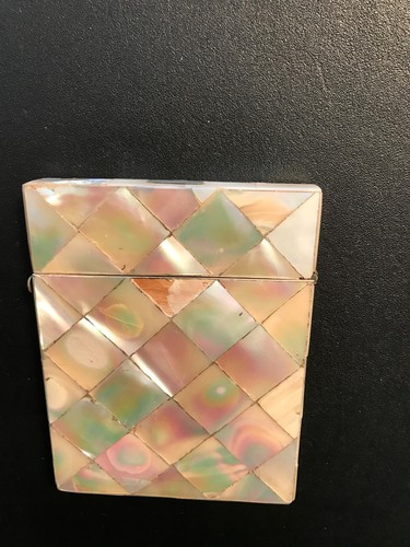Mother of Pearl Box, Card Holder French Art Deco 1920's - Picture 11 of 12
