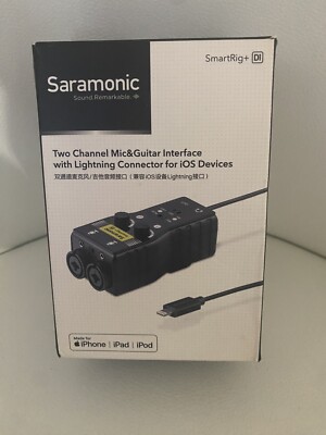 Saramonic SmartRig + Di Professional 2-Channel Audio Interface for iPhone & iPad