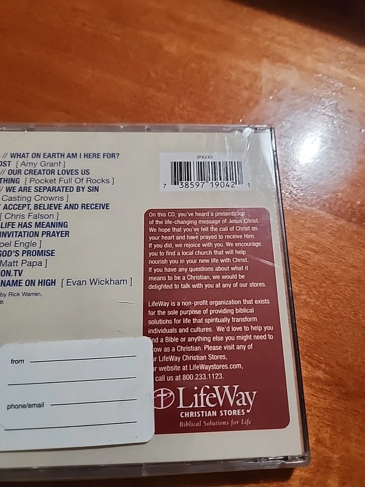Brand NEW - The Invitation - Narrated by Rick Warren (2006, ) CD Cracked Case - Image 4 of 4