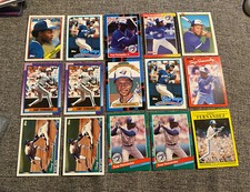 (15) Tony Fernandez Lot Toronto Blue Jays