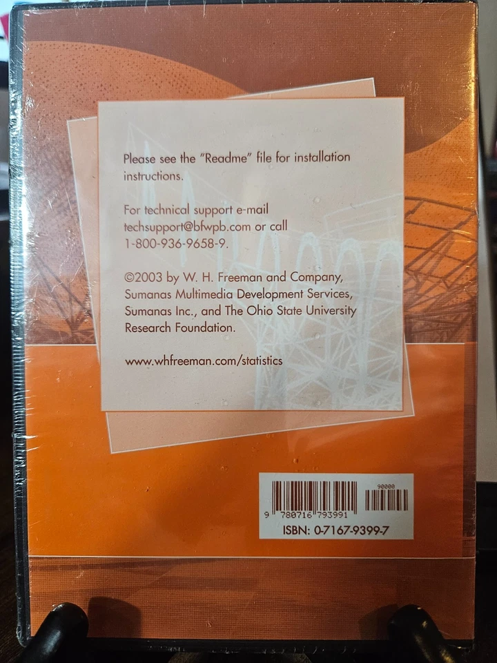 BRAND NEW The Practice of Statistics Student CD-ROM and Formula Card 2nd Edition - Image 2 of 2