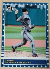 2019 Panini Donruss Retro 1985 Independence Day Patrick Corbin #214 Diamondbacks
