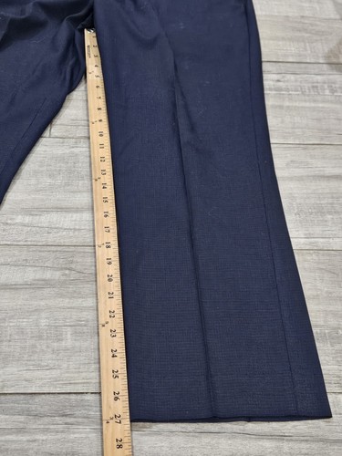 Kenneth Cole Reaction Navy Blue 2PC Men Suit Jacket Blazer Pants 42 X 27 - Picture 7 of 11