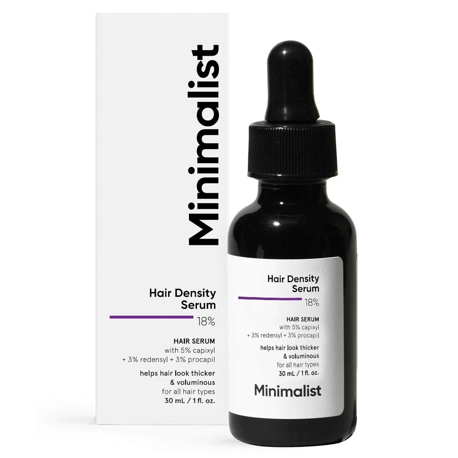 Minimalist Hair Growth Serum 3% Redensyl 3% Anagain 3% Procapil 5% Capixyl 30 ML