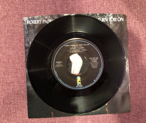 ROBERT PALMER I DIDN'T MEAN TO TURN YOU ON/GET IT THROUGH YOUR HEART 45 VINYL - Picture 3 of 4