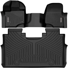 OEDRO Floor Mats Liners for 2015-2025 Ford F150 F-150 Super Crew Cab TPE Rubber