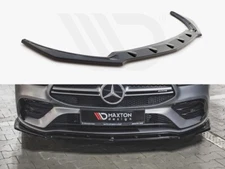 For Mercedes CLA 35 Aero C118 Maxton Design Front Diffuser Diffusor Gloss Black
