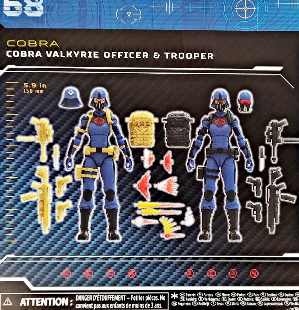 G.I. Joe Classified Series Cobra Valkyries #68 Figure 2 Pack