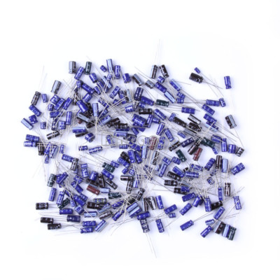 210Pcs 25 Value 0.1uF-220uF Electrolytic Capacitors condenser Assortment Kit Set