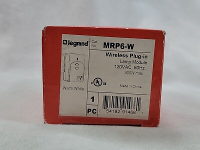 WATTSTOPPER MIRO LEGRAND WIRELESS PLUG-IN MRP6-W LAMP MODULE 120VAC 60Hz