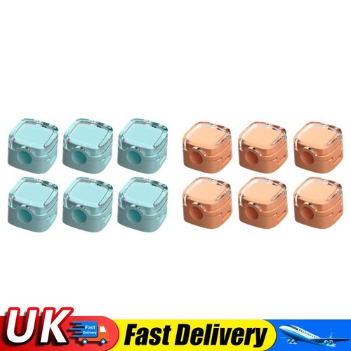 6Pcs Magnetic Cable Clips Cable Management Adjustable Wire Keeper (Blue) UK