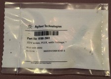 AGILENT 0100-2441 ZDV union, PEEK, with Fittings - new sealed