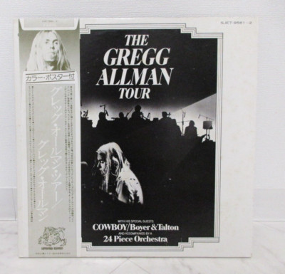 GREGG ALLMAN / TOUR JAPAN ISSUE DOUBLE LP W/ OBI, INSERT, POSTER