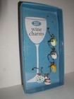 5 Boston Warehouse Wine Charms - (Missing one owl Charm)