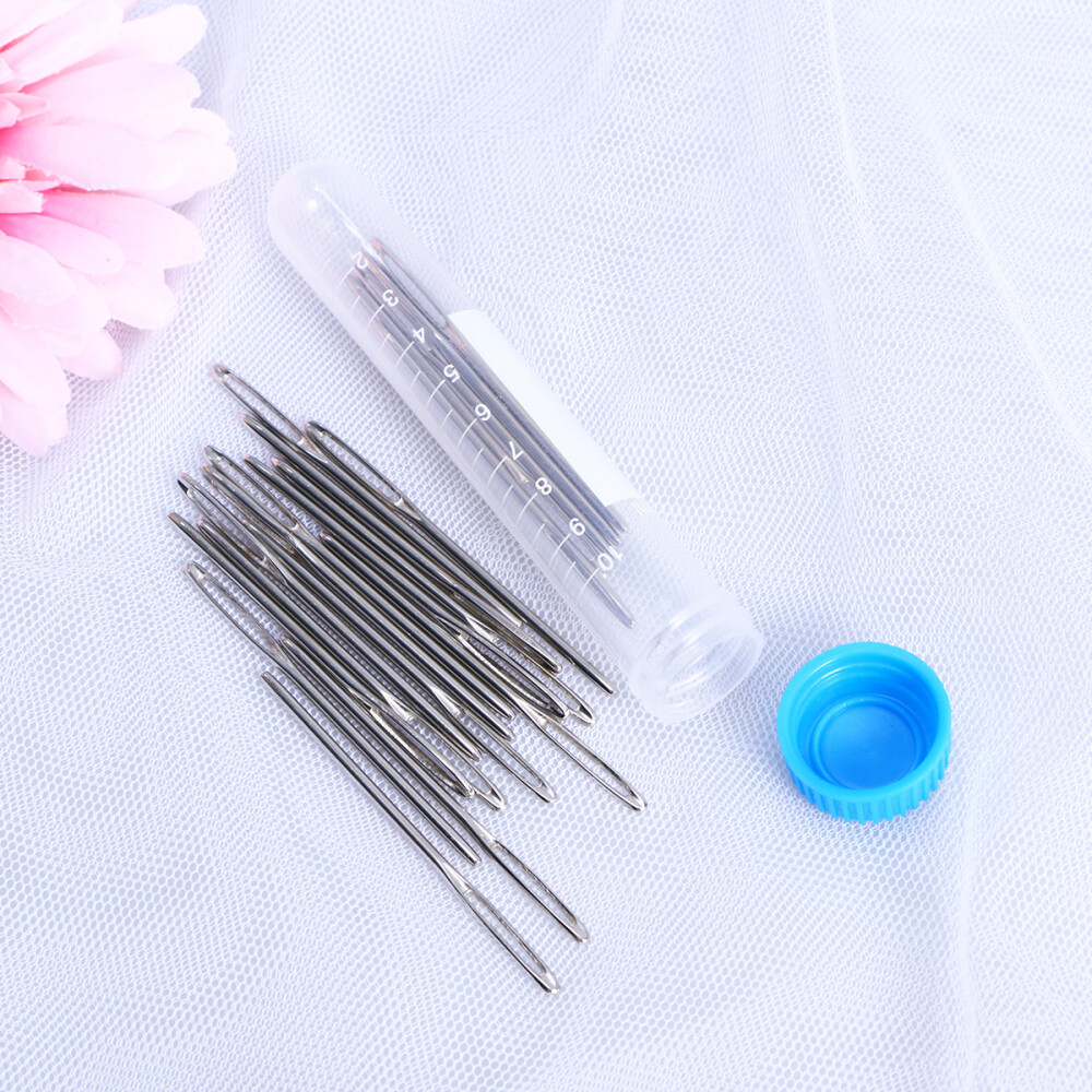20pcs 6cm Largeeye Stitching Needles Blunt Needles Sewing Yarn