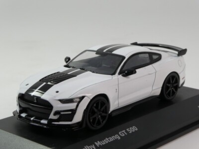 Solido Ford MUSTANG Shelby Gt 500 Racing Blanc Black Stripes 2020 1/43  S4311503