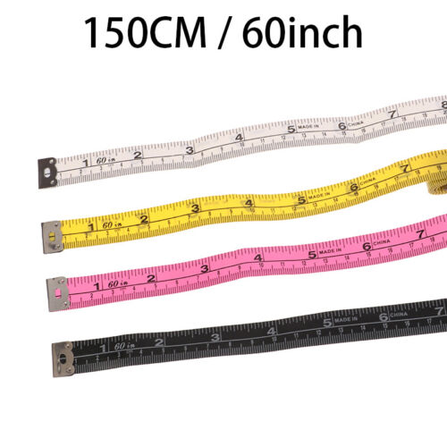 150CM Sewing Tailor Tape Soft Ruler Dressmaking Double-sided Scale 60 Inch St - Imagen 1 de 16