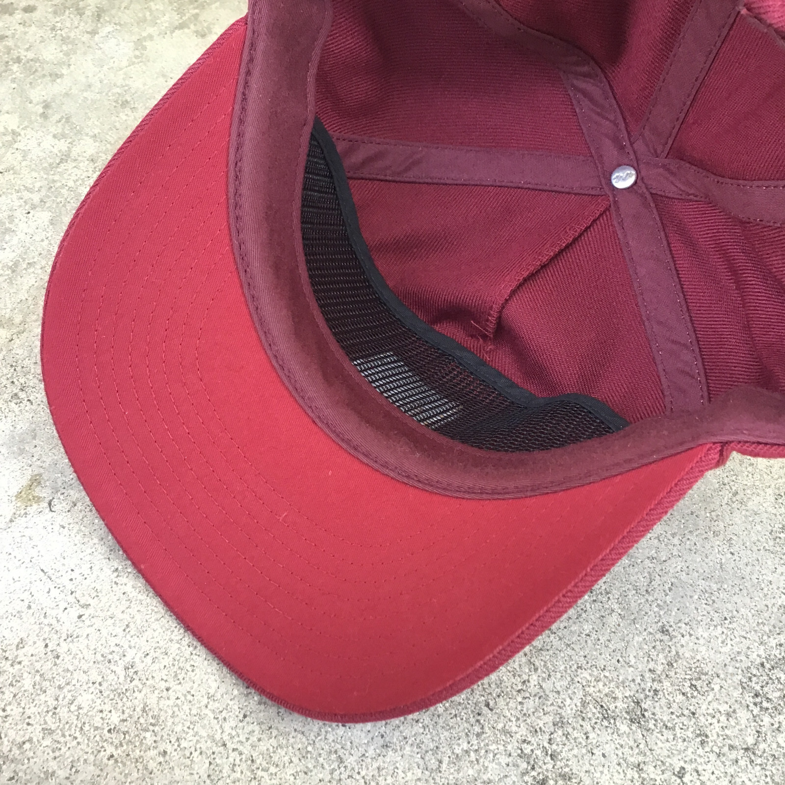 Brixton Hat Cap Snapback Patch Logo Burgundy Red - image 6