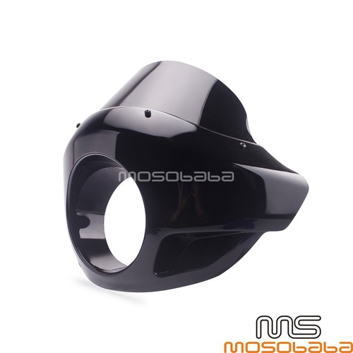 For Harley Aggressive Cruiser Style Headlight Fairing Windshield 35-49mm Forks - Picture 5 of 8