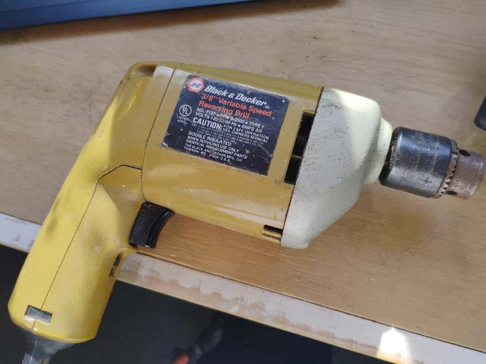 Vintage Black And Decker Tools LOT Drill Circular Saw Jig Saw. Working. 1970s - Image 4 of 4