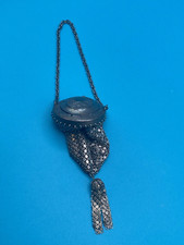 ANTIQUE - VINTAGE / STERLING SILVER/ MESH / COIN PURSE/ DETAILED / VICTORIAN