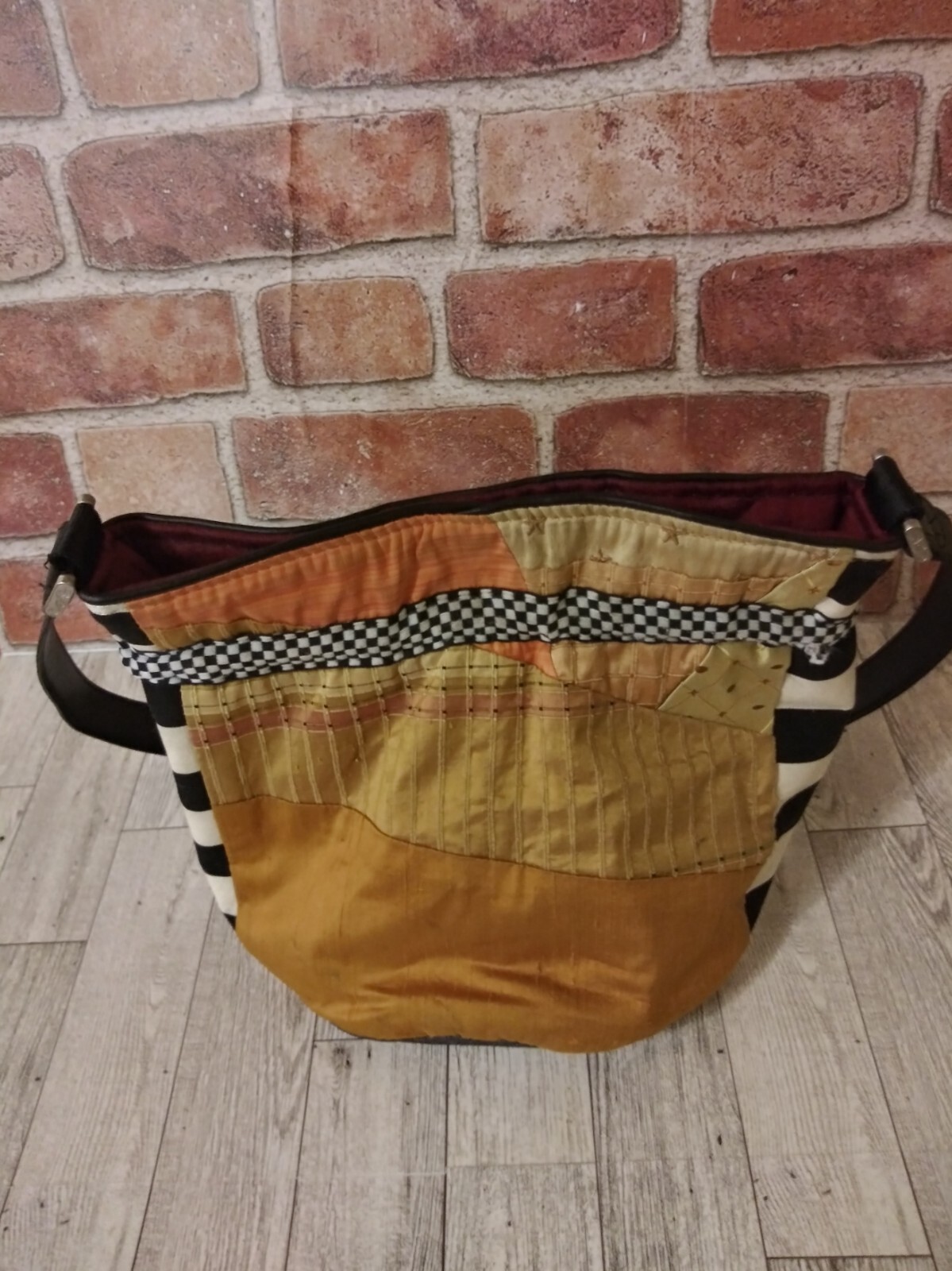 SUGAR PLUM SMALL PATCHWORK BUCKET BAG - image 7