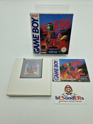 Worms - Nintendo Gameboy - PAL Deutsch - OVP - Anleitung