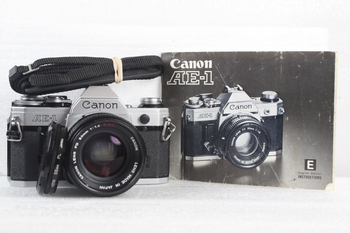 EX-Canon AE1 camera & 50mm/f1:1.4 FD-SSC lens | eBay EX-Canon AE1 camera & 50mm/f1:1.4 FD-SSC lens | eBay