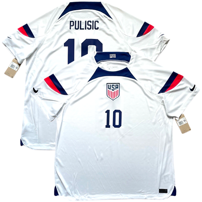 2022/23 USA Home Jersey #10 Pulisic 2XL Nike Soccer World Cup