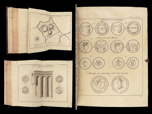 1755 PUNIC WARS Rome Carthage Hannibal 23 MAPS & Plates Pagan Stonehenge Druids - Picture 2 of 24