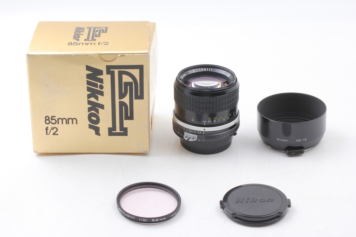 MINT in Box] Nikon Nikkor 85mm f2 Ai Portrait MF Lens From