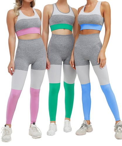 Women High Waist Yoga Leggings 3 Colors 