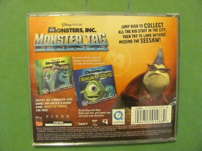Disney Pixar Monsters Inc-MONSTER TAG PC Game CD-ROM. 44702014880