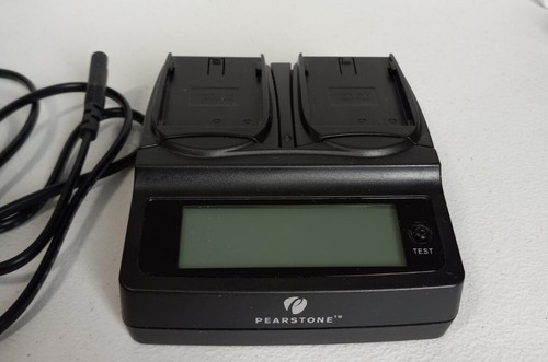 Pearstone Dual Compact Charger for Olympus BLM1/BLM01 batteries
