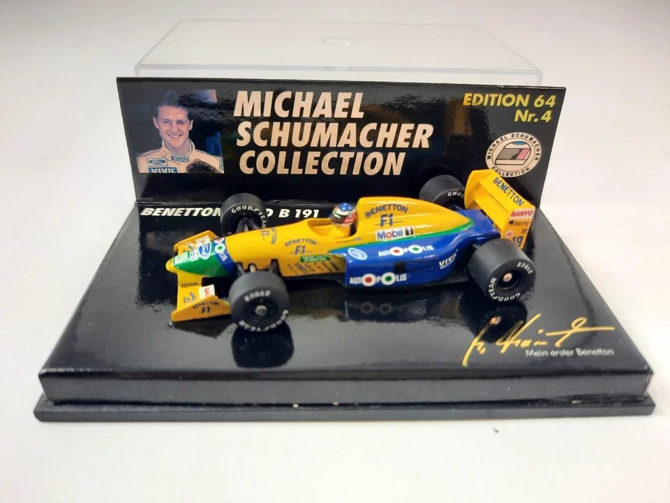 Minichamps Benetton B191 #19 Michael Schumacher 1991 1/64 MSC641107 MSC#4 - Immagine 3 di 4