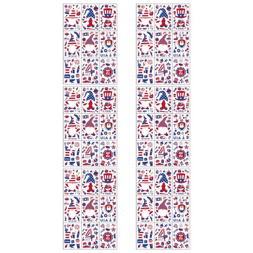 La Fenêtre Saccroche Stickers Indépendance Amovible Autocollants Faire Fête - Photo 8/18