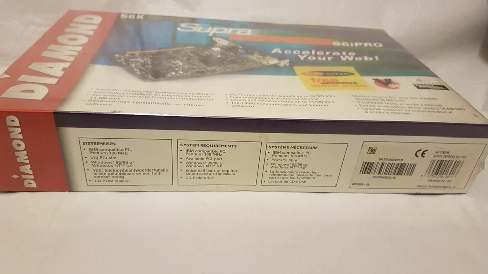 DIAMOND SUPRA EXPRESS 56i PRO MODEM. Sealed retail pack - Image 4 of 4