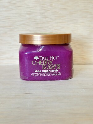 Cherry Rave Shea Sugar Scrub | Exfoliating Body Scrub Removes Dead, Dry Skin for