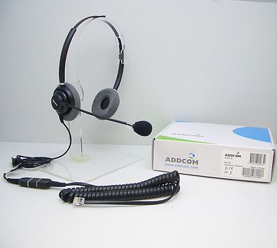 ADD330/01 Headset for Avaya Mitel Polycom Nortel Toshiba Hybrex Aspire Aastra GE