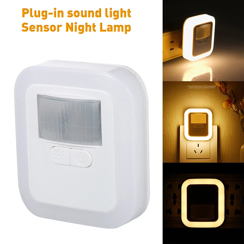 Motion activated sale plug in light