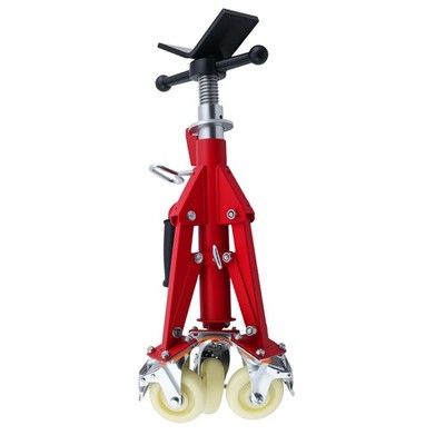 Steel Pipe Jack Stand V-Head Adjustable 20-37 inch 882 lbs Capacity