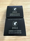 2022 S US Mint American Eagle One Ounce Silver Proof Coin w/Box & COA