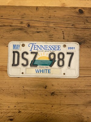Oldtimer - Tennessee Volunteer State U S Auto Nummernschild DSZ - 987