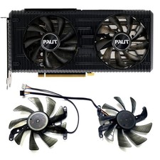 1 Set Graphics Card Cooling Fan for PALIT RTX3050 3060 3060ti 8GB Dual OC