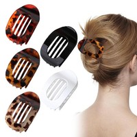 5 StüCk Haarspangen Damen FüR DüNnes Haar Flache Haarklammern Clip Set Muster